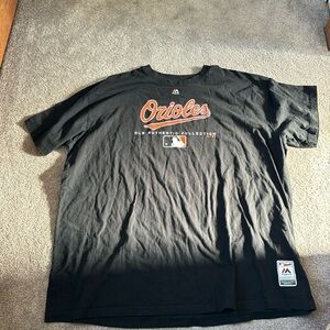 Majestic Baltimore Orioles MLB Graphic T Shirt Logo Baseball SIZE 5XL